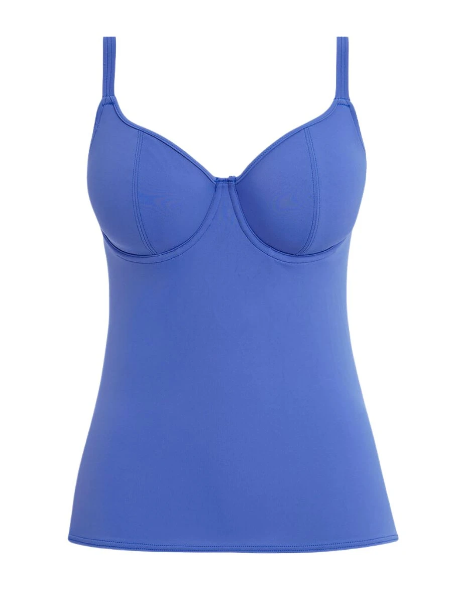 FREYA Jewel Cove Tankini Top - Plain Azure 5 FREYA Jewel Cove Tankini Top - Plain Azure - Image 5