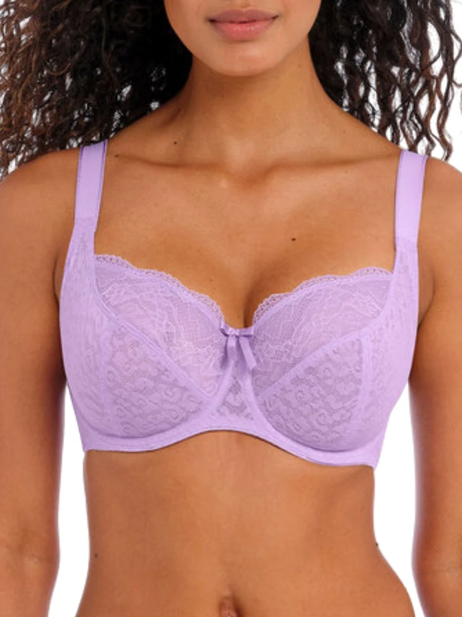 Freya Fancies Balcony K Cup Bra - Purple Rose 1 Freya Fancies Balcony K Cup Bra - Purple Rose
