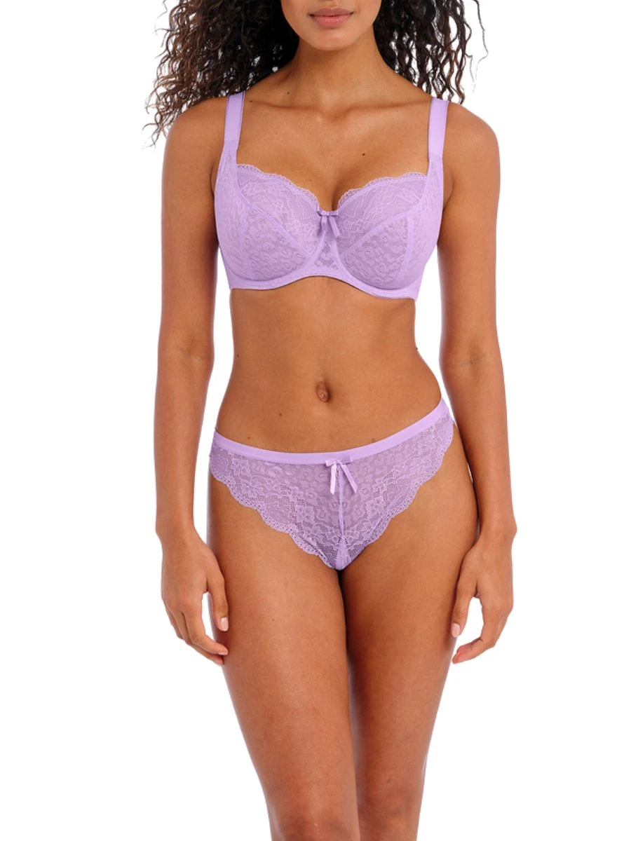 Freya Fancies Balcony K Cup Bra - Purple Rose 2 Freya Fancies Balcony K Cup Bra - Purple Rose - Image 2