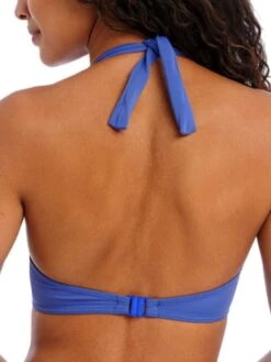 FREYA Jewel Cove Halter Bikini Top - Plain Azure 6 FREYA Jewel Cove Halter Bikini Top - Plain Azure -Full Curve Bra Sales braforme freya jewelcove as7232 ple b