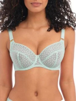 FREYA Starlight Side Support Bra - Pure Water 10 FREYA Starlight Side Support Bra - Pure Water -Full Curve Bra Sales braforme freya lingerie aa5202 pwe f