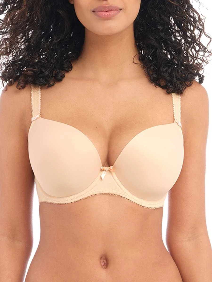 FREYA Deco Moulded Seamless T-Shirt Bra - Nude 1 FREYA Deco Moulded Seamless T-Shirt Bra - Nude