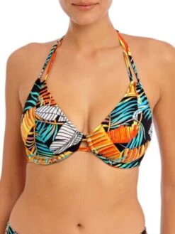 FREYA Samba Nights Halter Bikini Top - Multi