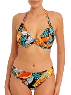 FREYA Samba Nights Halter Bikini Top - Multi 7 FREYA Samba Nights Halter Bikini Top - Multi -Full Curve Bra Sales braforme freya samba 20nights 204404 mui full