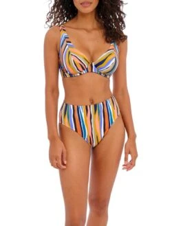 FREYA Torra Bay High Waist Bikini Brief 8 FREYA Torra Bay High Waist Bikini Brief -Full Curve Bra Sales braforme freya swim as203278 torra fl