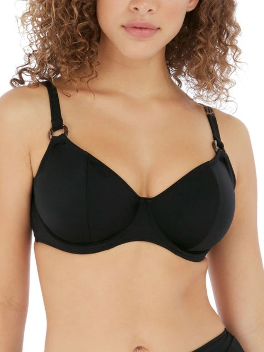 FREYA Coco Wave Plunge Bikini Top - Black 1 FREYA Coco Wave Plunge Bikini Top - Black