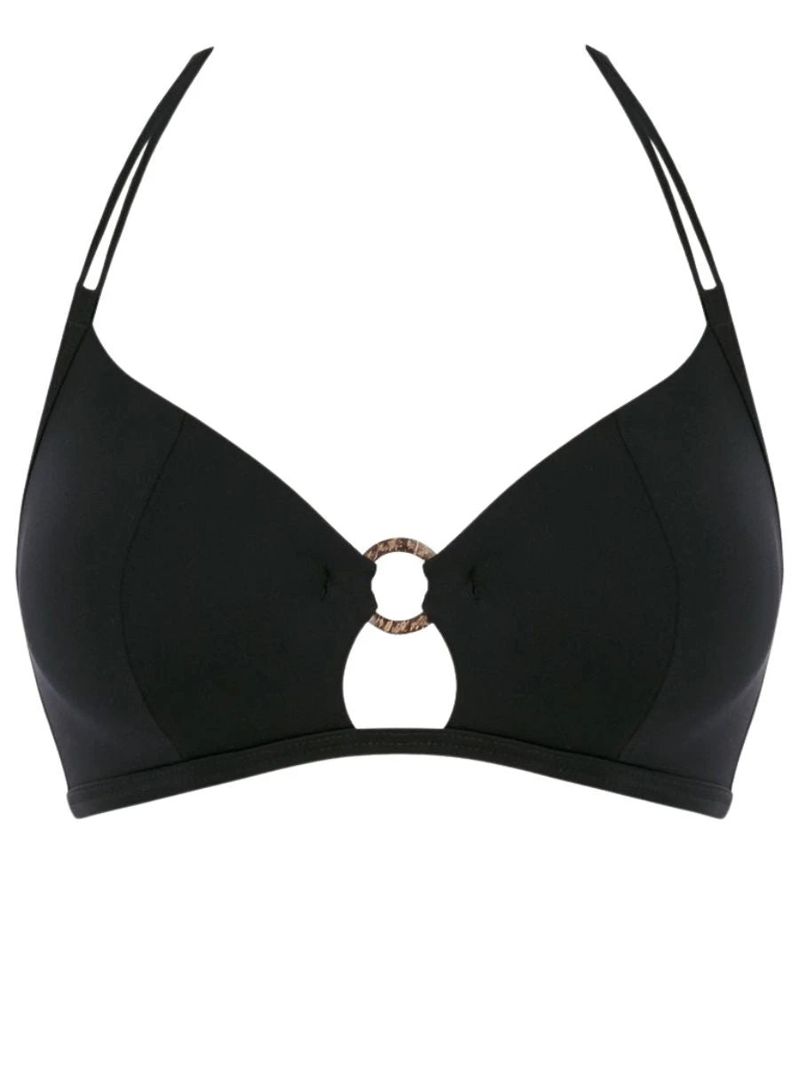 FREYA Coco Wave Triangle Bikini Top - Black 3 FREYA Coco Wave Triangle Bikini Top - Black - Image 3