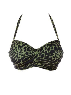 FANTASIE Boa Vista Twist Bandeau Bikini Top - Peridot 9 FANTASIE Boa Vista Twist Bandeau Bikini Top - Peridot -Full Curve Bra Sales braforme fs500609 pri fantasie swim boa vista peridot uw twist bandeau bikini top p