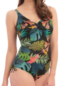 FANTASIE Monteverde V-Neck Swimsuit - Black 6 FANTASIE Monteverde V-Neck Swimsuit - Black -Full Curve Bra Sales braforme fs500730 blk fantasie swim monteverde black v neck swimsuit with adjustable leg s