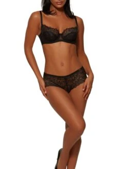 Gossard Swirl Balcony Bra - Black 7 Gossard Swirl Balcony Bra - Black -Full Curve Bra Sales braforme gossard 17805 blk fl