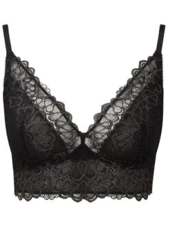 Gossard Swirl Bralette - Black 9 Gossard Swirl Bralette - Black -Full Curve Bra Sales braforme gossard 17808 blk c