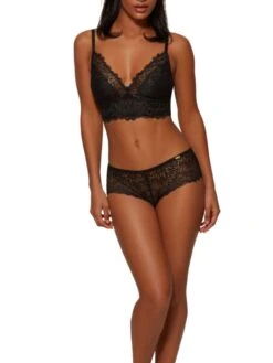 Gossard Swirl Bralette - Black 7 Gossard Swirl Bralette - Black -Full Curve Bra Sales braforme gossard 17808 blk fl