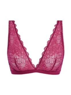 Wacoal Lace Perfection Non Wired Bralette - Red Plum 6 Wacoal Lace Perfection Non Wired Bralette - Red Plum -Full Curve Bra Sales braforme lace 20perfection 135008 rem plain