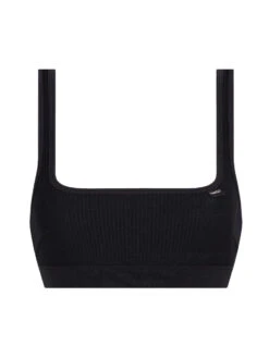 Chantelle Cotton Comfort Bralette - Black