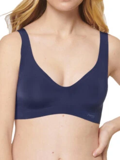 Sloggi ZERO Feel Bralette - True Navy 7 Sloggi ZERO Feel Bralette - True Navy -Full Curve Bra Sales braforme lingerie sloggi bra bralette zero feel 10186738 00ya f