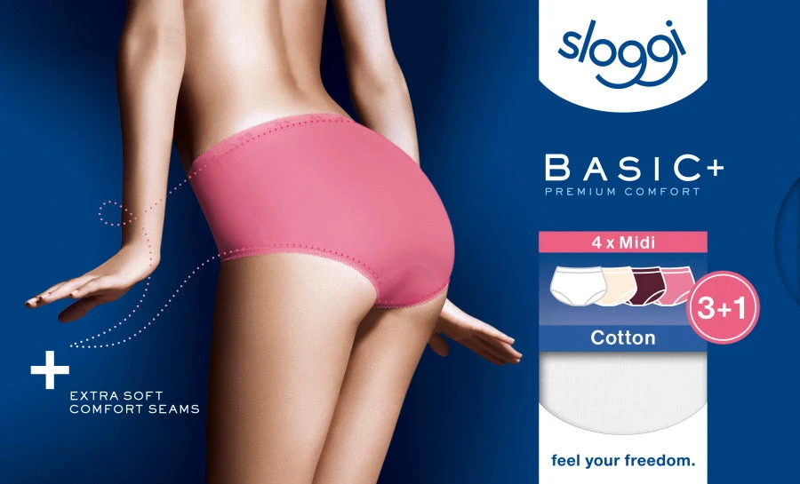 Sloggi Basic+ Midi (3 Pack) 13 Sloggi Basic+ Midi (3 Pack) - Image 13