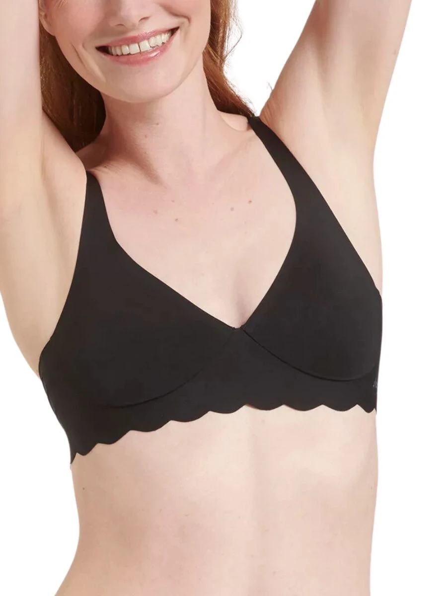 Sloggi ZERO Microfibre 2.0 Soft Bra - Black 1 Sloggi ZERO Microfibre 2.0 Soft Bra - Black
