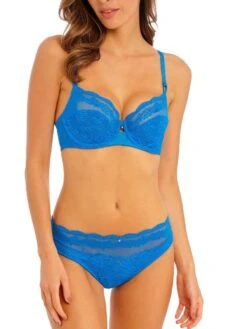 Wacoal Ravissant Balcony Bra - Indigo Bunting 7 Wacoal Ravissant Balcony Bra - Indigo Bunting -Full Curve Bra Sales braforme lingerie wacoal ravissant bras we600506 indigo bunting full