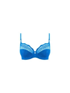 Wacoal Ravissant Balcony Bra - Indigo Bunting 9 Wacoal Ravissant Balcony Bra - Indigo Bunting -Full Curve Bra Sales braforme lingerie wacoal ravissant bras we600506 indigo bunting p
