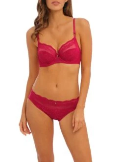 Wacoal Ravissant Balcony Bra - Scarlet 7 Wacoal Ravissant Balcony Bra - Scarlet -Full Curve Bra Sales braforme lingerie wacoal ravissant bras we600506 scarlet full