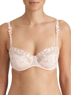 MARIE JO Leda Half Padded Balcony Bra - Glossy Pink