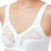 Lace Soft Cup Bra - White