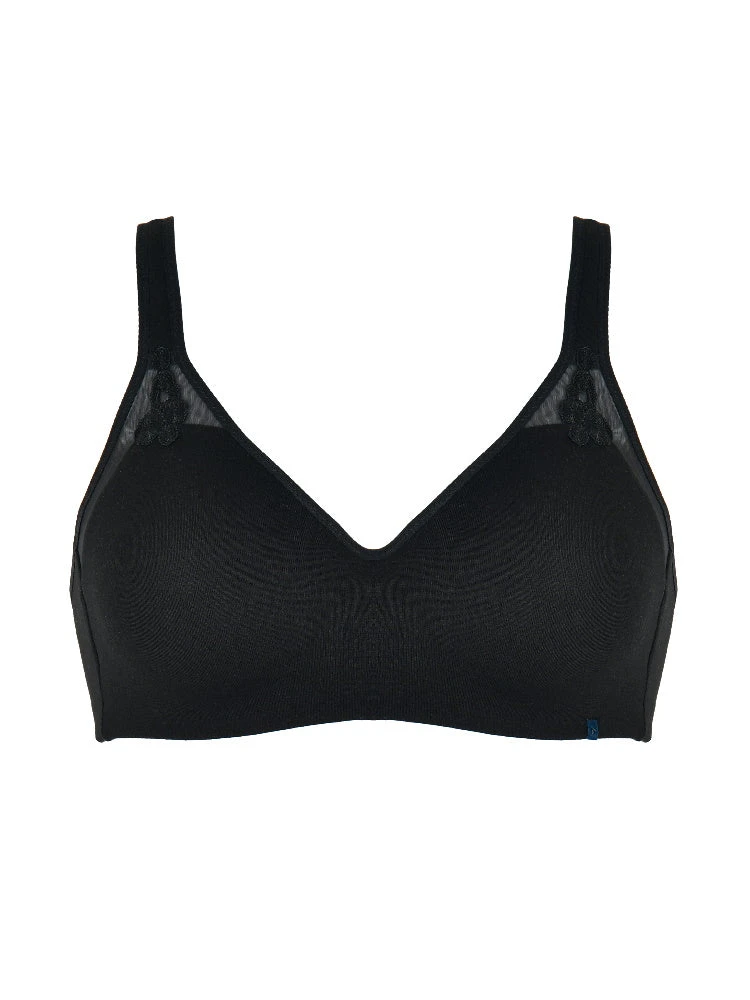 Naturana Wellness Elasticup Soft Cup Bra - Black 4 Naturana Wellness Elasticup Soft Cup Bra - Black - Image 4