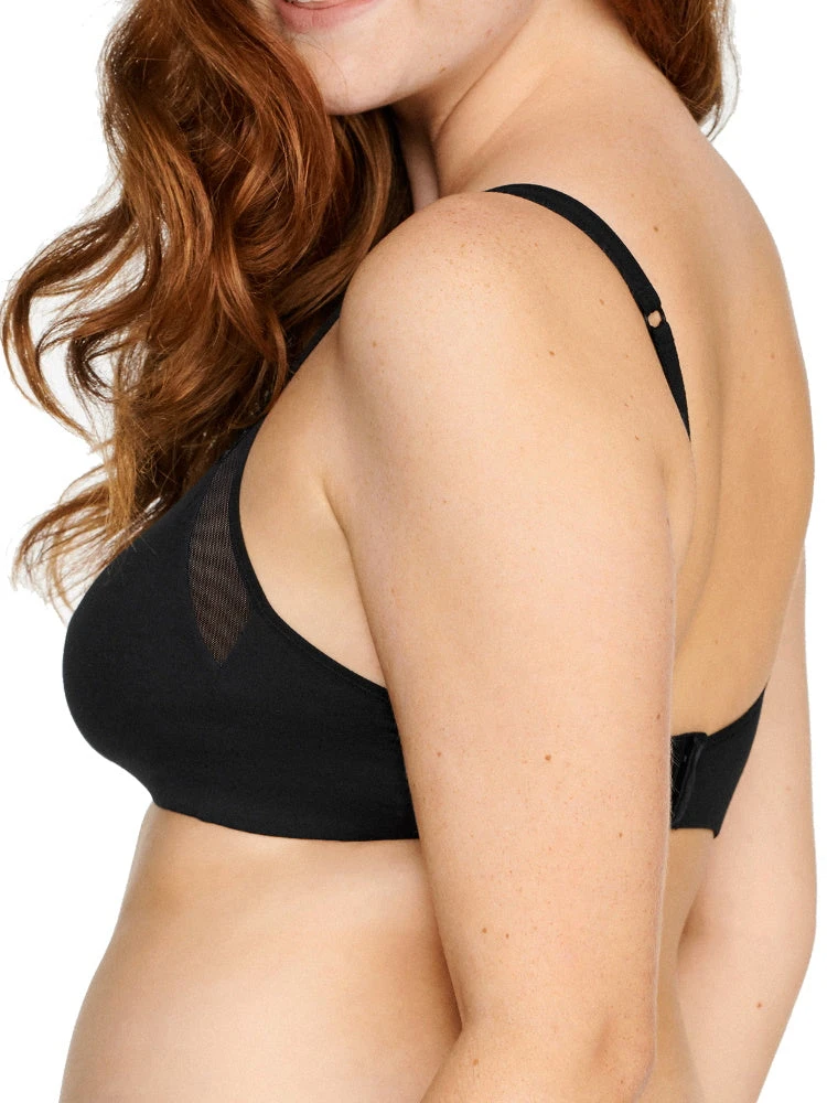 Naturana Wellness Elasticup Soft Cup Bra - Black 3 Naturana Wellness Elasticup Soft Cup Bra - Black - Image 3
