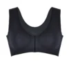 Naturana Wellness Front Fastening Soft Cup Bra - Black