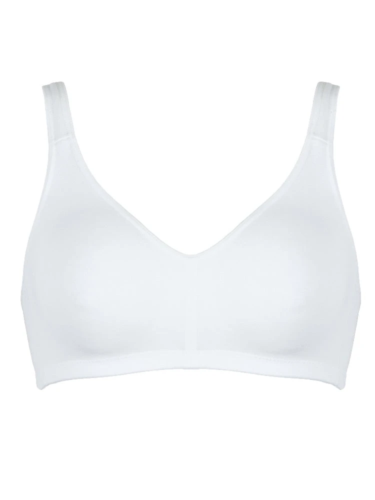 Naturana Elasticup Cotton Full Cup Bra - White 2 Naturana Elasticup Cotton Full Cup Bra - White - Image 2