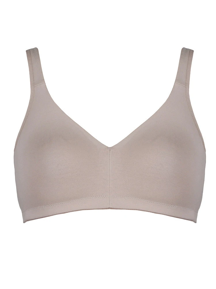 Naturana Elasticup Cotton Full Cup Bra - Light Beige 3 Naturana Elasticup Cotton Full Cup Bra - Light Beige - Image 3
