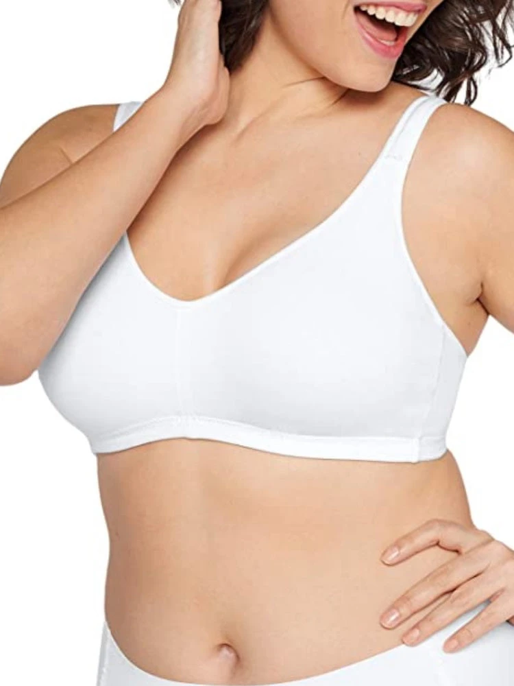 Naturana Elasticup Cotton Full Cup Bra - White 1 Naturana Elasticup Cotton Full Cup Bra - White