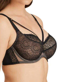 PRIMADONNA Sophora Balcony Bra - Black 9 PRIMADONNA Sophora Balcony Bra - Black -Full Curve Bra Sales braforme primadonna lingerie sophora tulip seam balcony bra 0163184 0163185 black fs