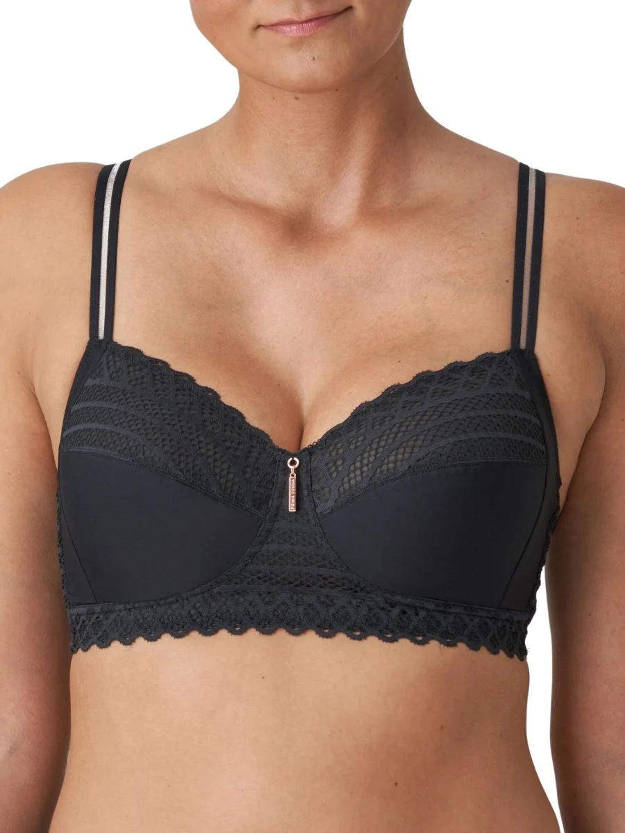 East End Full Cup Wireless Bra - Charcoal 1 East End Full Cup Wireless Bra - Charcoal