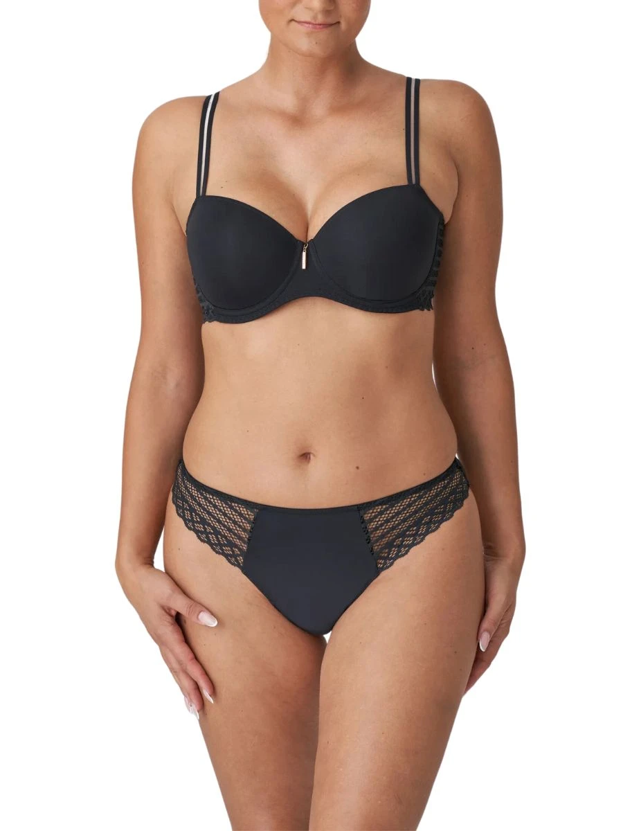 East End Padded Balcony Bra - Charcoal 2 East End Padded Balcony Bra - Charcoal - Image 2