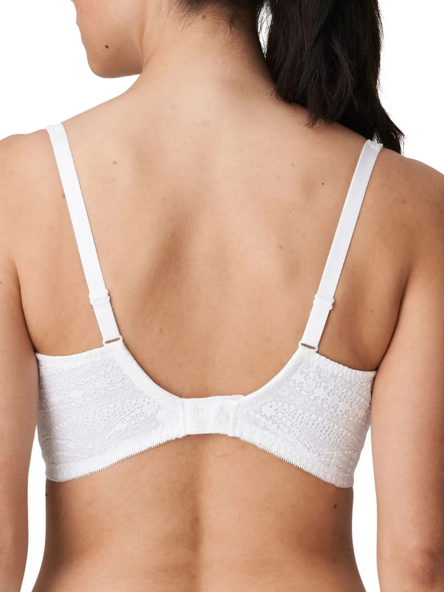 Epirus Padded Balcony Bra - White 6 Epirus Padded Balcony Bra - White - Image 6
