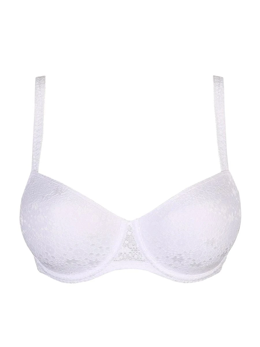 Epirus Padded Balcony Bra - White 7 Epirus Padded Balcony Bra - White - Image 7