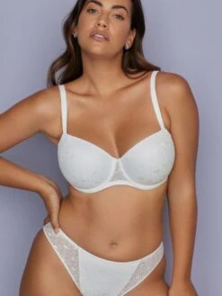 Epirus Padded Balcony Bra - White 9 Epirus Padded Balcony Bra - White -Full Curve Bra Sales braforme primadonnatwist epirus 0241972 wit ls1