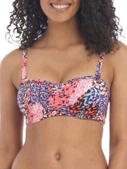 FREYA Serengeti Haze Bandeau Bikini Top - Multi 11 FREYA Serengeti Haze Bandeau Bikini Top - Multi -Full Curve Bra Sales braforme serengeti haze multi uw bandeau bikini top as201810 f2