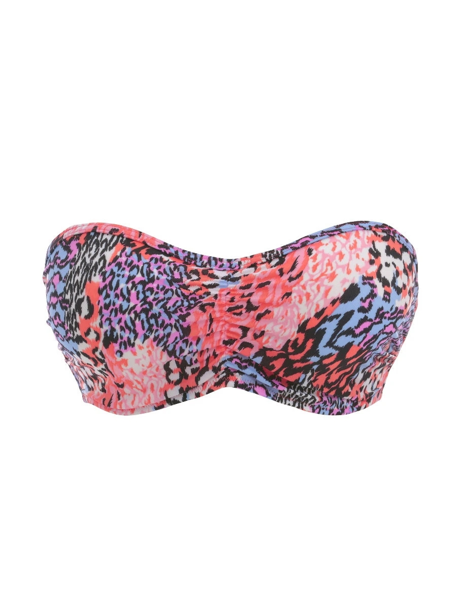 FREYA Serengeti Haze Bandeau Bikini Top - Multi 9 FREYA Serengeti Haze Bandeau Bikini Top - Multi - Image 9