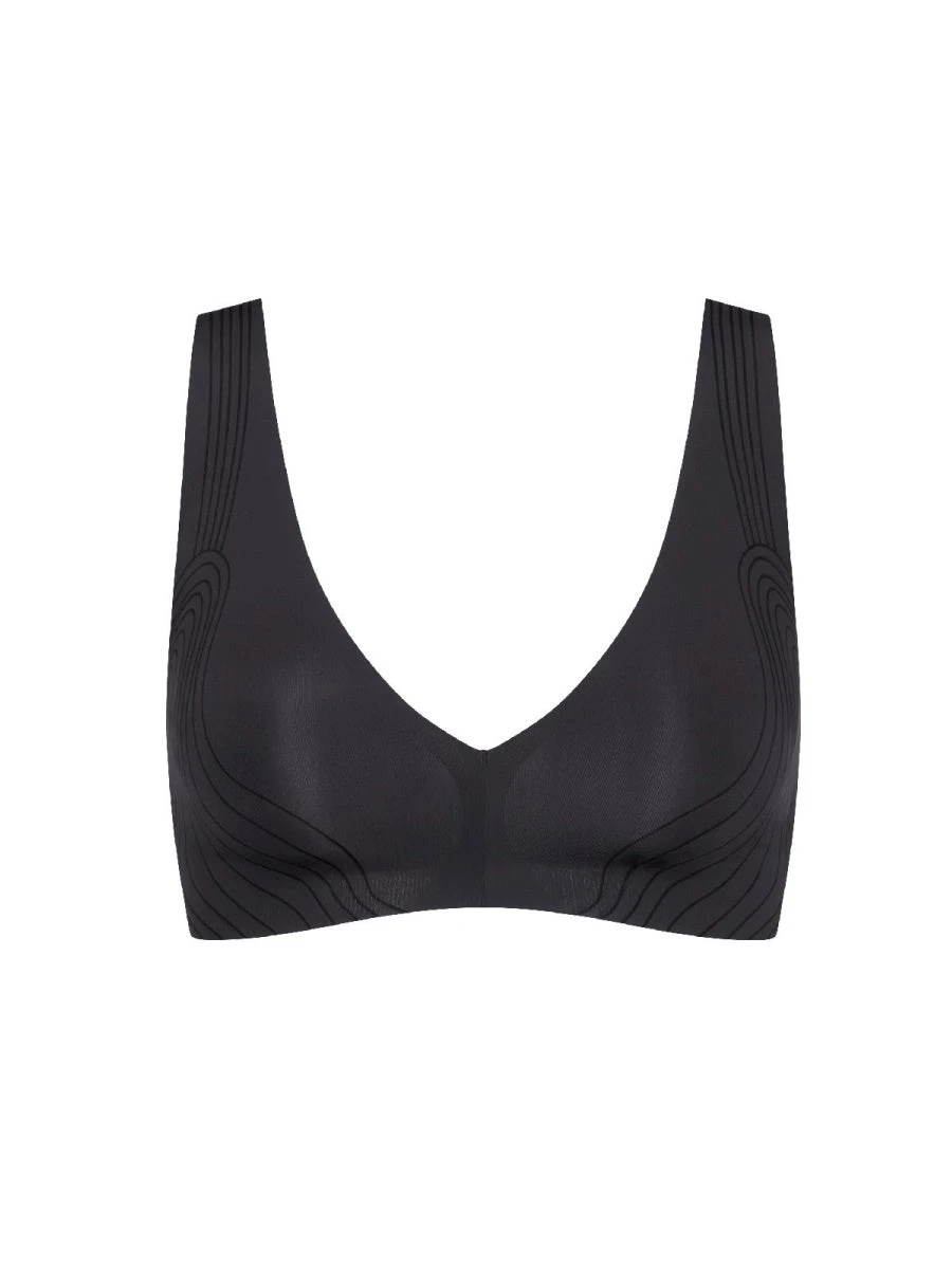 Sloggi ZERO Feel Moulded Bralette - Black 3 Sloggi ZERO Feel Moulded Bralette - Black - Image 3