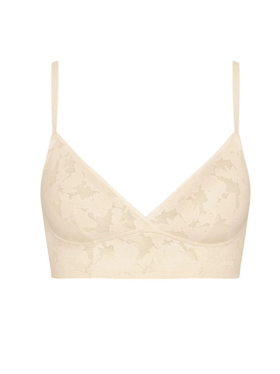 Sloggi ZERO Lace 2.0 Longline Bra - Fresh Powder 5 Sloggi ZERO Lace 2.0 Longline Bra - Fresh Powder - Image 5