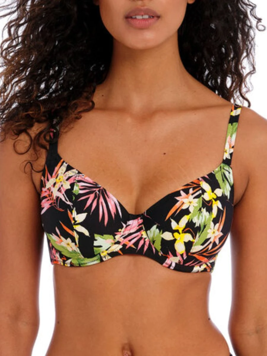 FREYA Savanna Sunset Plunge Bikini Top - Multi 1 FREYA Savanna Sunset Plunge Bikini Top - Multi