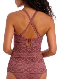 FREYA Sundance Tankini Top - Nutmeg 12 FREYA Sundance Tankini Top - Nutmeg -Full Curve Bra Sales braforme swim freya sundance 3972 nug back2