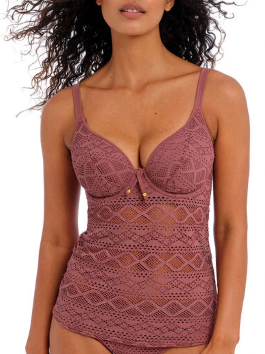 FREYA Sundance Tankini Top - Nutmeg 1 FREYA Sundance Tankini Top - Nutmeg