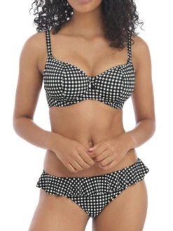 FREYA Check In Sweetheart Bikini Top - Monochrome 9 FREYA Check In Sweetheart Bikini Top - Monochrome -Full Curve Bra Sales braforme swimwear as201903 mom freya swim check in monochrome underwired sweetheart bikini top full