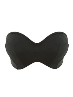 ELOMI Essentials Multiway Bandeau Bikini Top - Black 11 ELOMI Essentials Multiway Bandeau Bikini Top - Black -Full Curve Bra Sales braforme swimwear elomi es7532 blk swim essentials black underwired bandeau bikini top p