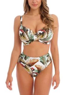 FANTASIE Kinabalu High Waist Bikini Brief 10 FANTASIE Kinabalu High Waist Bikini Brief -Full Curve Bra Sales braforme swimwear fantasie kinabalu bikini briefs fs503278 jue jungle full
