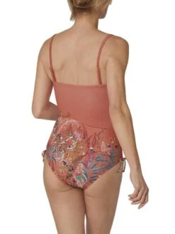 Triumph Botanical Leaf Swimsuit - Orange/Dark Combination 10 Triumph Botanical Leaf Swimsuit - Orange/Dark Combination -Full Curve Bra Sales braforme triumph 10207931 orange b1