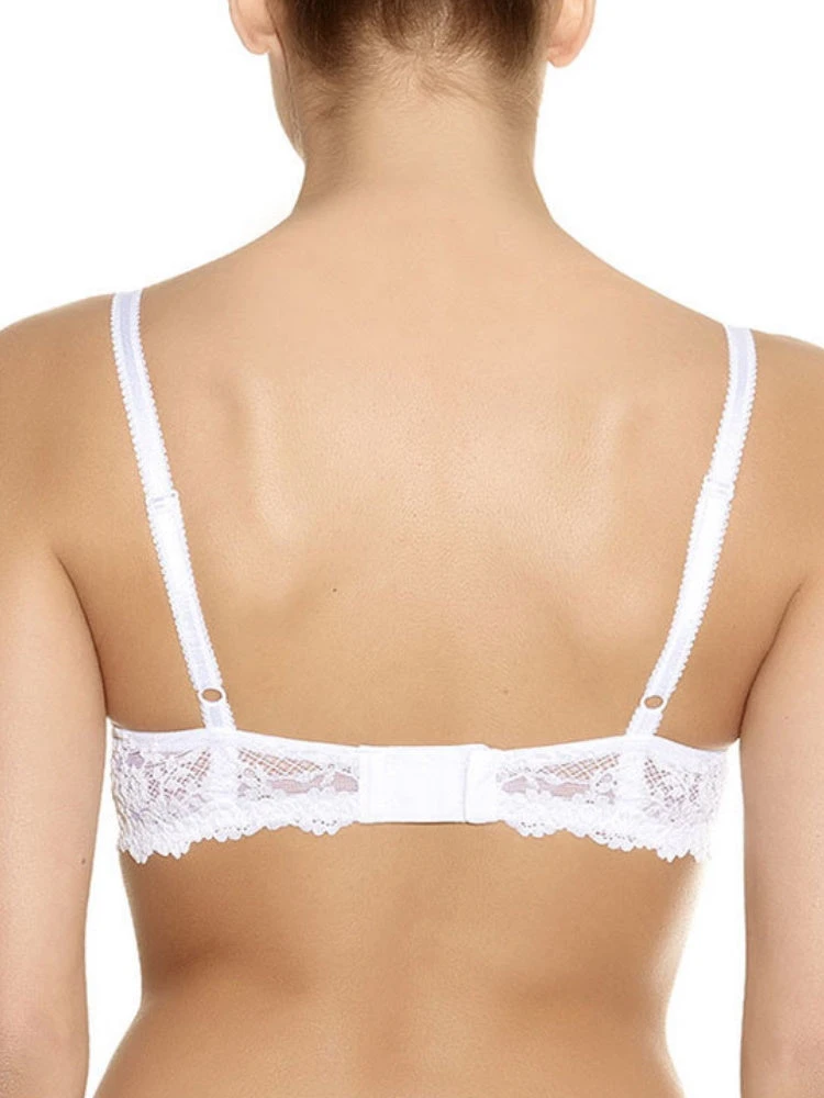 Wacoal Embrace Lace Underwire Bra - Delicious White 2 Wacoal Embrace Lace Underwire Bra - Delicious White - Image 2